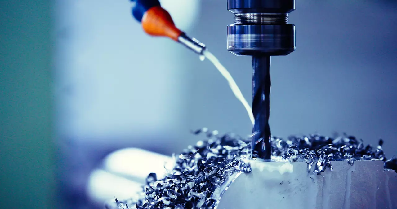 Finishing metal work in shop