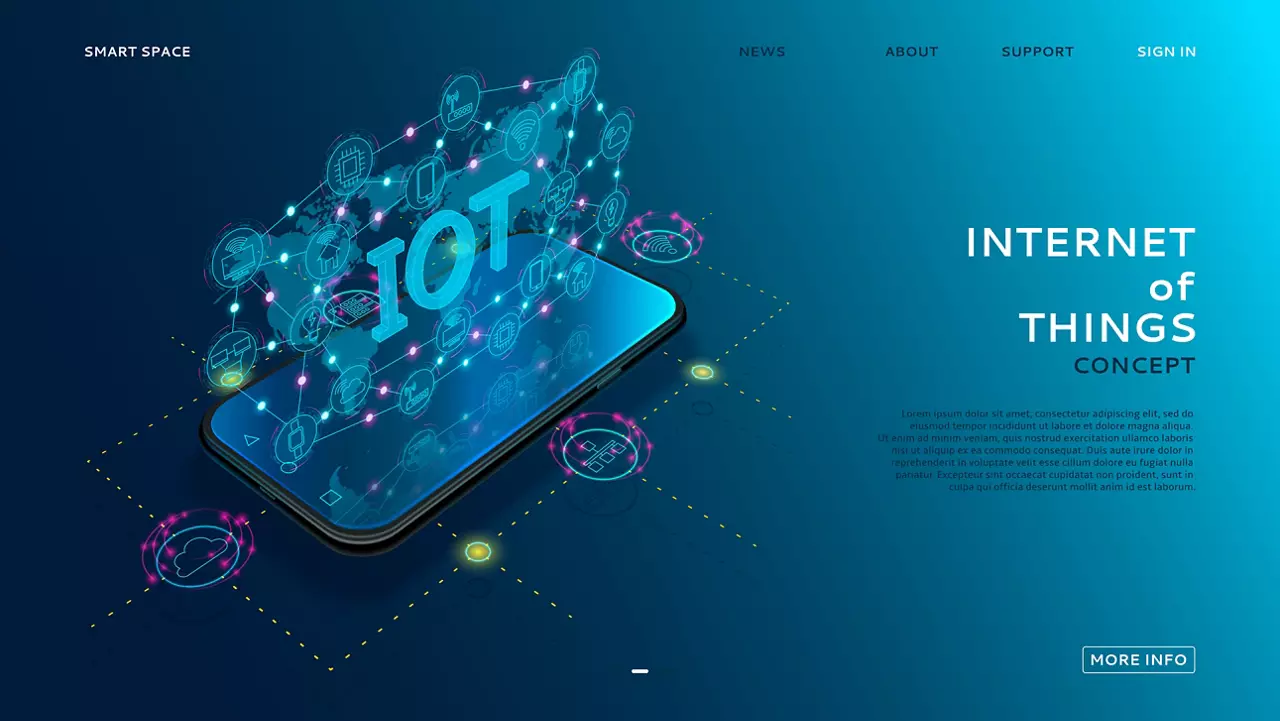 Internet of things technology concept