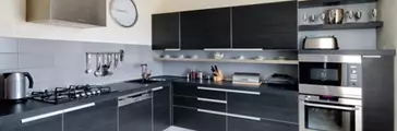 Interior of modern kitchen